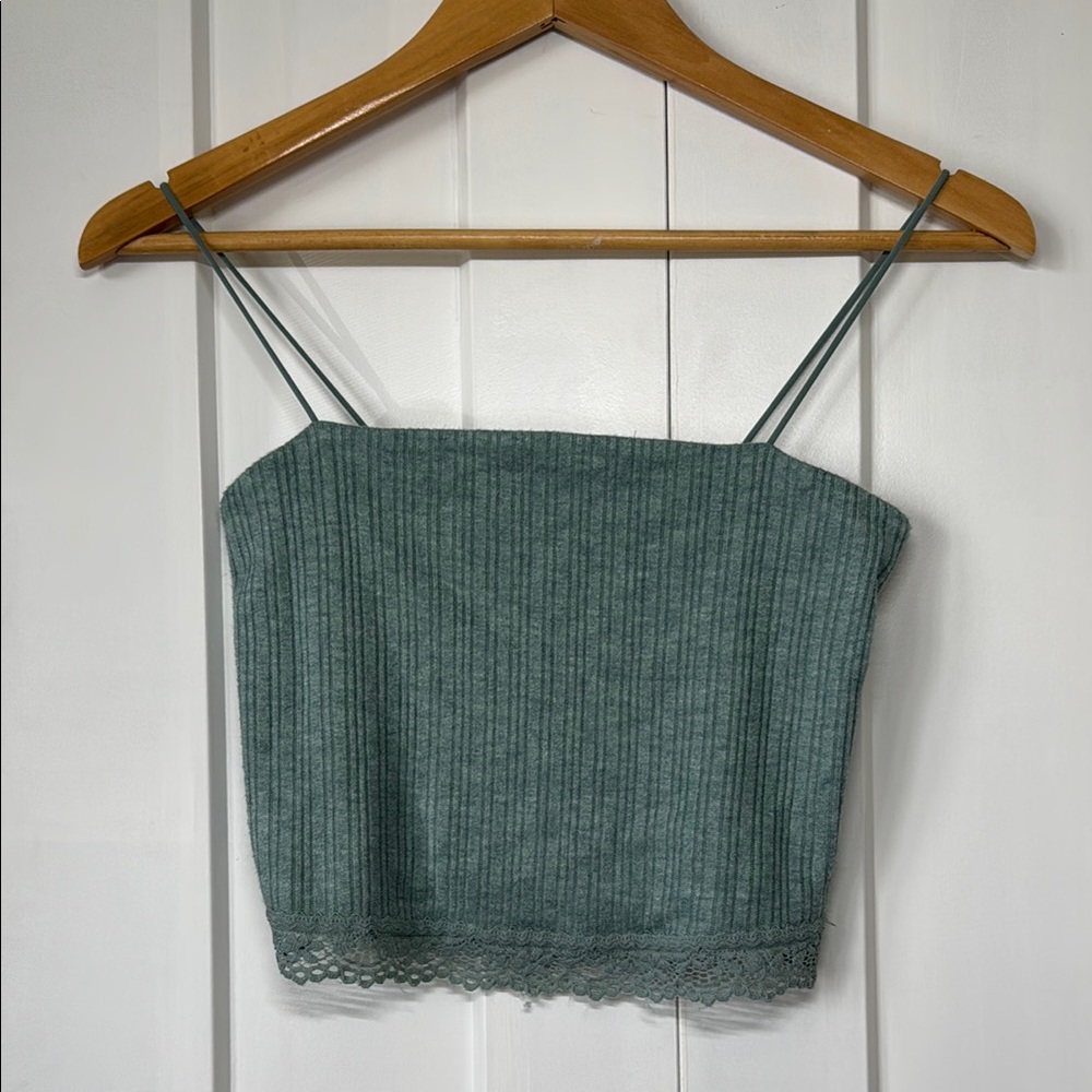 Aeropostale Ribbed Bungee Cami Top
